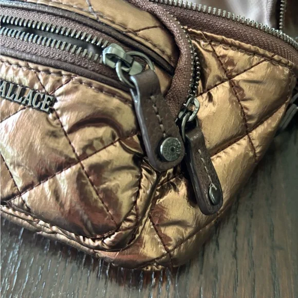 MZ Wallace Quilted Metallic Mini Crosby Crossbody Bag - Picture 4 of 6